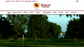 What Prescottgolfclub.ca website looked like in 2020 (4 years ago)