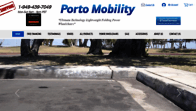 What Portomobility.com website looked like in 2020 (4 years ago)