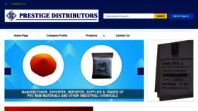 What Prestigedistributors.in website looked like in 2020 (6 years ago)