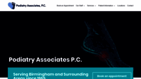 What Podiatryassocpc.com website looked like in 2020 (4 years ago)