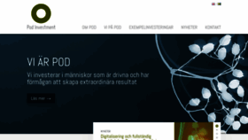 What Podinvestment.se website looked like in 2020 (4 years ago)