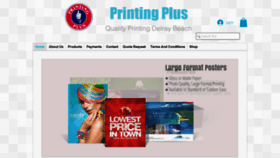 What Printingplusdelray.com website looked like in 2020 (4 years ago)