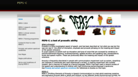 What Peps-c.com website looked like in 2020 (4 years ago)