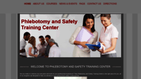 What Phlebotomyandsafetytrainingcenter.com website looked like in 2020 (4 years ago)