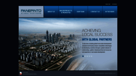 What Panepintoglobal.com website looked like in 2020 (4 years ago)
