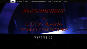 What Plasmionique.com website looked like in 2020 (4 years ago)