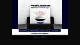 What Printablelessons.com website looked like in 2020 (4 years ago)