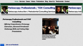 What Perioscopyprofessionals.com website looked like in 2020 (4 years ago)