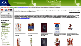 What Pons.dk website looked like in 2020 (4 years ago)