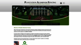 What Plantationfence.com website looked like in 2020 (4 years ago)