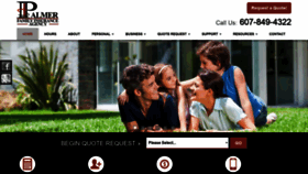 What Palmerfamilyins.com website looked like in 2020 (4 years ago)