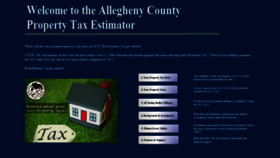 What Propertytaxestimator.net website looked like in 2020 (4 years ago)