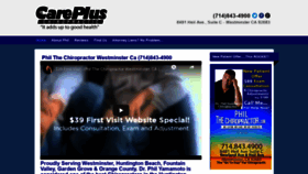What Philthechiropractor.com website looked like in 2020 (4 years ago)