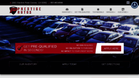 What Prestigecorona.com website looked like in 2020 (5 years ago)