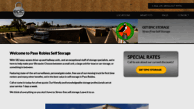 What Pasoroblesstorage.com website looked like in 2020 (4 years ago)