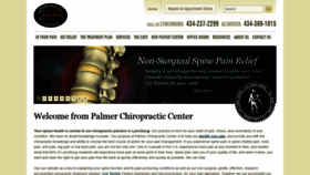 What Palmerchiropracticcenter.com website looked like in 2020 (4 years ago)