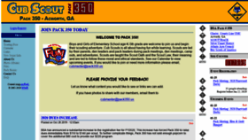 What Pack350.us website looked like in 2020 (4 years ago)