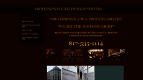 What Professionalcivilprocessservers.com website looked like in 2020 (4 years ago)