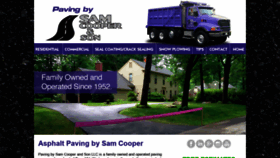 What Pavingbysamcooper.com website looked like in 2020 (4 years ago)