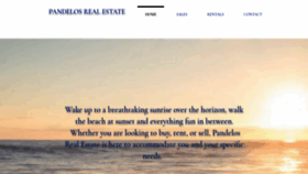 What Pandelosrealestate.com website looked like in 2020 (4 years ago)