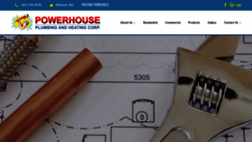 What Powerhouseplumbing.com website looked like in 2020 (4 years ago)