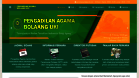What Pa-bolaanguki.go.id website looked like in 2020 (4 years ago)