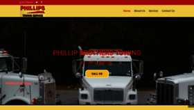 What Phillipsbrotherstowing.com website looked like in 2020 (4 years ago)
