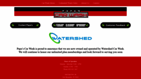 What Papascarwash.com website looked like in 2020 (4 years ago)
