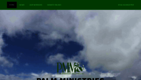 What Palmministries.org website looked like in 2020 (4 years ago)