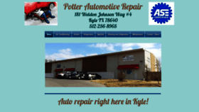 What Potterautomotivekyle.com website looked like in 2020 (4 years ago)