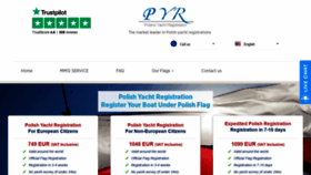 What Polish-yacht-registration.com website looked like in 2020 (4 years ago)
