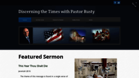 What Pastorrusty.com website looked like in 2020 (4 years ago)