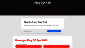 What Playgoapk.com website looked like in 2020 (4 years ago)