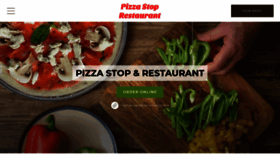 What Pizzastoprestaurant.com website looked like in 2020 (4 years ago)