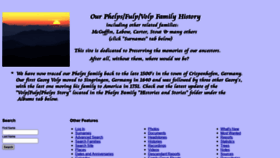 What Phelpsfulpancestry.com website looked like in 2020 (4 years ago)