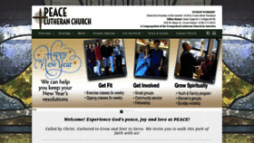 What Peacelutherangv.org website looked like in 2020 (4 years ago)