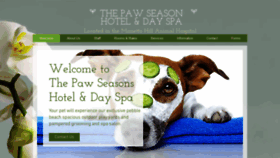What Pawseasonshotel.com website looked like in 2020 (4 years ago)