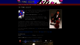 What Pianojuggler.com website looked like in 2020 (4 years ago)