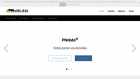 What Pndata.fr website looked like in 2020 (4 years ago)