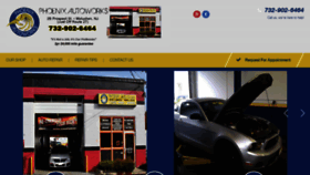 What Phoenixautoworks.net website looked like in 2020 (4 years ago)
