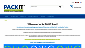 What Pack-it.de website looked like in 2020 (4 years ago)