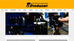 What Producer.vn website looked like in 2020 (4 years ago)