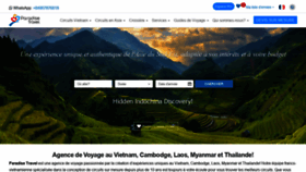 What Paradisvoyage.fr website looked like in 2020 (4 years ago)