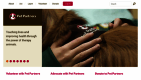 What Petpartners.org website looked like in 2020 (4 years ago)