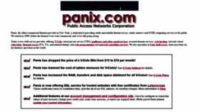 What Panix.com website looked like in 2020 (4 years ago)