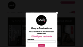 What Panik-design.co.uk website looked like in 2020 (4 years ago)