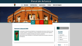 What Peraldearlanza.es website looked like in 2020 (4 years ago)