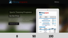 What Protrainingprograms.com website looked like in 2020 (4 years ago)