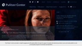 What Pulitzercenter.org website looked like in 2020 (4 years ago)
