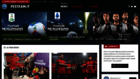 What Pesteam.it website looked like in 2020 (6 years ago)